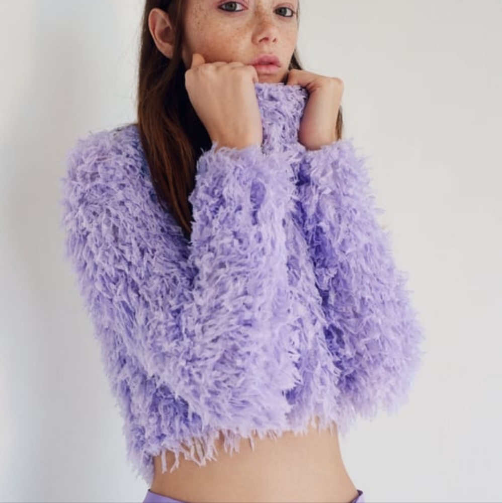Lavender Zara Top